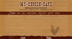 Desktop Screenshot of mychosencafe.com
