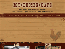 Tablet Screenshot of mychosencafe.com